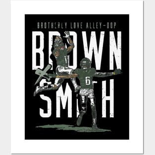 DeVonta Smith & A.J. Brown Philadelphia Alley-Oop Posters and Art